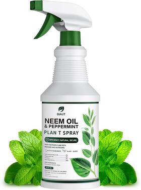 Diaut-05 Diaut 445017255235 Neem Oil And Peppermint Spray Natural Plant Protection For Indoor/outdoo