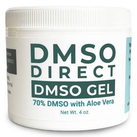 Dmso Direct 860013420840 Gel With Aloe Vera 4oz - 70% Dimethyl Sulfoxide 99.99% Pure