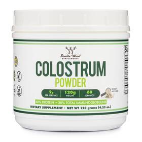 Double Wood Supplements 810142230377 Bovine Colostrum Powder For 4.23 Ounce Pack Of 1