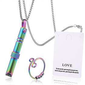 Dqjrjt 739437873795 Anxiety Necklace Breathing Meditation Accessories Practice Breathe T