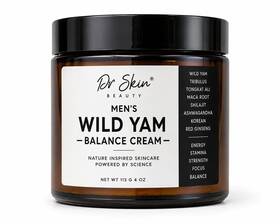 Dr Skin Beauty 860011123583 Dr. Mens Organic Wild Yam Cream For Hormone Balance - Natural