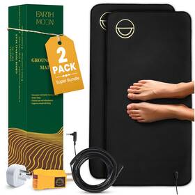 Gmb-2 Earth And Moon Grounding Mat For Desk 2 Pack 13x29in - Travel-friendly Pads