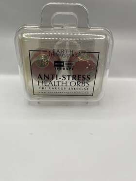 Earth Therapeutics 073377077005 Mind Body Therapy Anti-stress Health Orbs Pk Of 2 Chi Energy