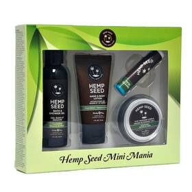 Earthly Body 814487021478 Hemp Seed Mini Mania Travel Set Guavalava - Includes Bath And Shower Gel 1 Oz H
