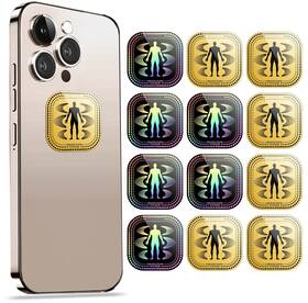 East Royal 786116853333 Protection Cell Stickers For Smart Phones//laptops/computer/wifi... Gold 12 Pcs