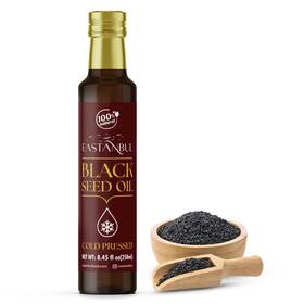 Eastanbul 840396600152 Cold Pressed Black Seed Oil 8.45 Fl Oz Premium Liquid 100%