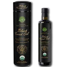 Eat Well Premium Foods 219598528375 Usda Organic Black Seed Oil 8.4 Fl Oz Bottle Cold Pressed See
