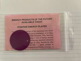Eip 445005358344 Original Nikola Tesla Positive Energy Purple Disk- Healing Tool