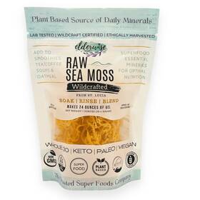 Elderwise Organics Made With Love 749403909489 Raw Sea Moss Organic Seamoss Makes 20oz Of Gel Wildcrafted