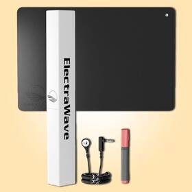 Electrawave 742259135743 Grounding Pad 100% Vegan Carbon Leatherette Boost Wellness Redu