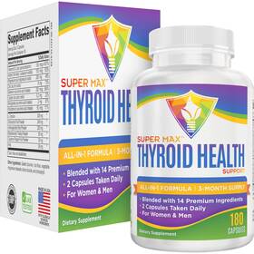 S2-v33v-0xgh Elevate Recovery Supplements Thyroid Support 3-month Supplement All-in-1 With 14 180 Count Pack Of 1