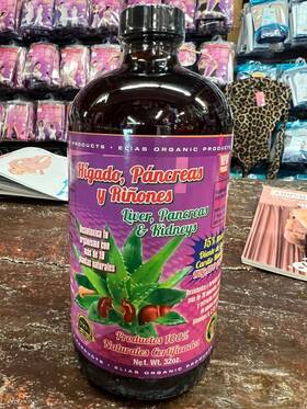 Elias Products 606793010105 Higado Pancreas Y Rinones Desintoxica Fortalece Organismo Vitamina A C B1