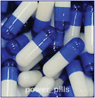 Empty Gelatin Capsules Size 5000 New 0 Kosher Gel Caps Color Blue White 736024390994