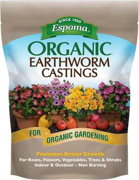 B01a0220f0 Espoma Company The Organic Earthworm Castings - 4 Quart Bag 100% Pure Non-toxic Fertilizer