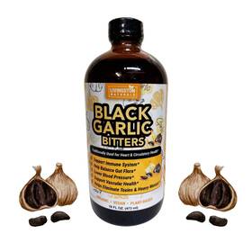 Essential Palace 524586220022 Organic Black Garlic Living Bitters Detox Herbal By Livingston Natuls 16 Oz
