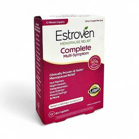 Estroven 092961040355 Complete Multi-symptom Menopause Relief Caplets - 84 Count