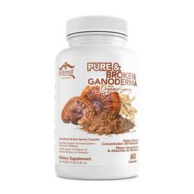 Eternal Spirit Beauty 850066329030 Pure And Broken Ganoderma Organic Spores 60 Caps