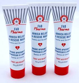 Fab Pharma 815517025510 3 X Arnica Relief And Rescue Mask 0.34 Fl Oz/ 9.6 G Each Travel Size