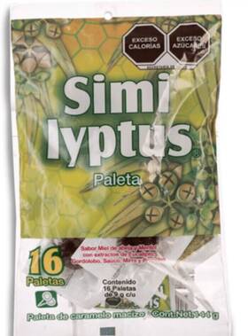 Farmacia Similares 500462206574 3 Bag Simi Lyptus Honey And Menthol Paleta De Miel C Extractos Eucalipto Tos