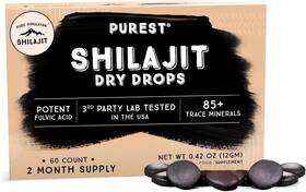 0319-phs Farmproduct Pure Himalayan Shilajit Dry Drops 100% Natural Grade A Max Pote