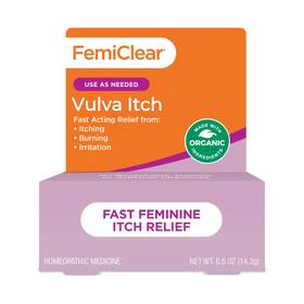 50001 Femiclear Vaginal Itch Relief Fast Feminine Made 0.5 Ounce