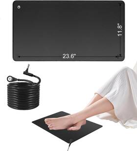 X11.8 Fengnuan 445026466455 Grounding Mat For Feet 23.6 Inch Pain Relief Inflammation And Wellness With Cord