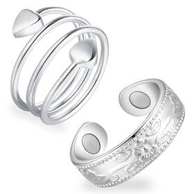 Fbag-caxh20221117002 Feraco Magnetic Copper Rings For Women - 99.99% Pure Ladies Thumb Ring Gifts