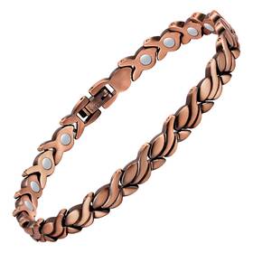 Usge200418008 Feraco Copper Bracelet For Women 99.99% Solid Magnetic Bracelets Uniqu