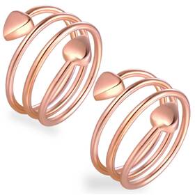 Uspy20220704005 Feraco 2 Pcs Copper Magnetic Rings For Women 99.99% Pure Thumb Ring