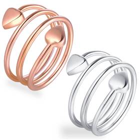 Uspy20220704006 Feraco 2pcs Copper Rings For Women 99.99% Pure Magnetic Thumb Ring With Magne