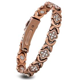 Uspy20231124001 Feraco Pure Copper Bracelets For Women Ultra Strength Magnetic Bracelet With 3800 G
