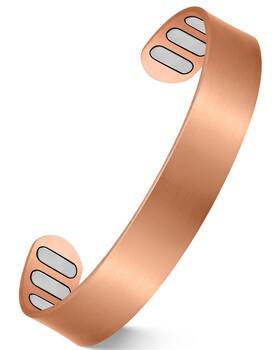 Uspy20251017001 Feraco Solid Copper Bracelet For Men 5x Ultra Strength Magnetic Wit