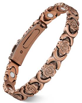 Uspy20251218001 Feraco Pure Copper Bracelets For Women Ultra Strength Magnetic Bracelet