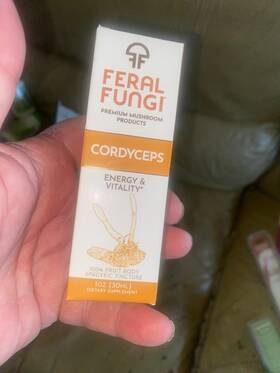 Feral 034722960700 Fungi Cordyceps Energy And Vitality. 1.0 Oz