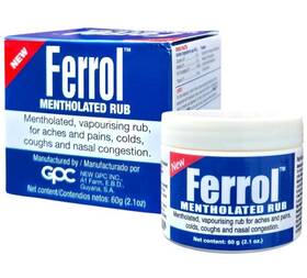 Ferrol 081779012012 Mentholated Rub - 2.1oz