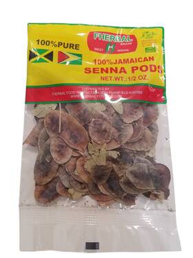 Fherbal 743067021266 100% Natural Jamaican Senna Pods Tea S N Cassia Tinnevelly Fan Xie Ye Sana 14 G