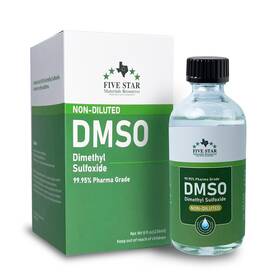 Five Star Materials Resources 726085023474 Dimethyl Sulfoxide Dmso 99.95% Pure Liquid 8 Oz. Pharma Grade Non-dilute