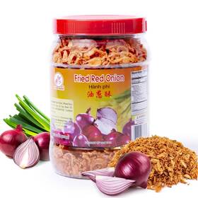 Flying Horse 673367361802 Crispy Fried Red Onion Hanh Phi 16 Oz 1 Lb Golden