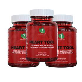 For Long Life Inc. 292685000108 Pack Of 3 - Hearttool Heart Support Healthy Bp Cholesterol And Circulation Aid