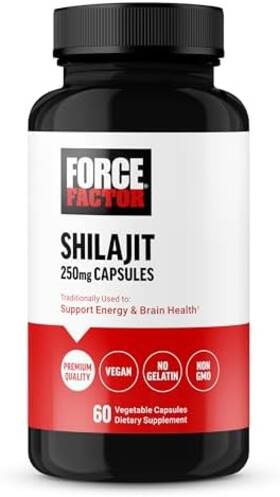 Ffs-01196-fg Force Factor Shilajit Supplement For Men And Women Brain Health Pure Natural