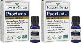 2028 Forces Of Nature 830743010116 Lot 2 Psoriasis 11 Ml Each By Pack Exp. 01/2028