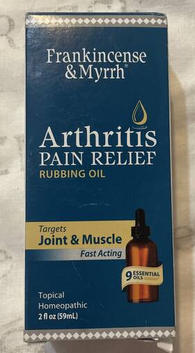 Frankincense & Myrrh 815439007250 And Arthritis Pain Relief Rubbing Oil - 2 Fl Oz 5/26