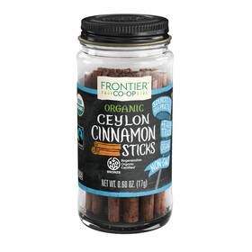 Fro18365 Frontier Co-op Regenerative Organic Certified Ceylon Cinnamon Sticks 0.6 Oz
