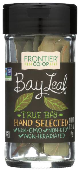 Frontier -op 28408 -op Co-op Bay Leaf Whole 0.15 Oz Spice Herbs