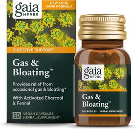 Gaia Herbs 445049579545 Gas And Bloating - Provides Relief From Occasional W