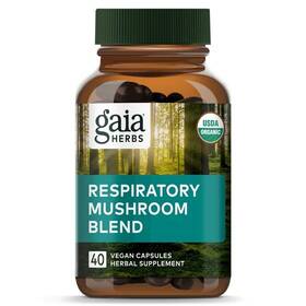 Gaia Herbs 751063151719 Respiratory Mushroom Blend 40 Capsule