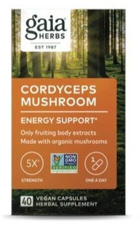 Gaia Herbs 751063151740 Cordyceps Mushroom 40 Capsule