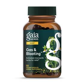Gaia Herbs 751063996198 Gas And Bloating - Provides Relief From 50 Count Pack Of 1