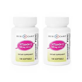 Gericare 357896752026 High-potency Vitamin E Softgels 400 Iu For 100 Count Pack Of 2