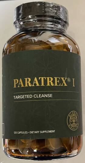 050525 Global Healing Center Paratrex Parasite Cleanse Neem Diatomaceous Earth 120 Capsules